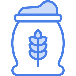 flour bag two color icon