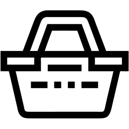 عربة التسوق line أيقونة