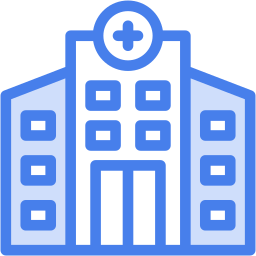 hospital two color icon