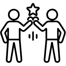 celebration line icon