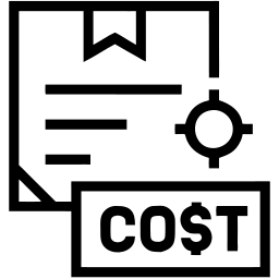 bilancio linea icona