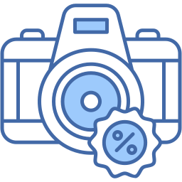 camera sale icon