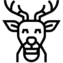 deer line icon