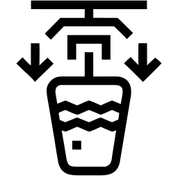 water meter line icon