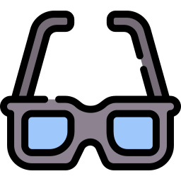 sunglasses lineal color icon