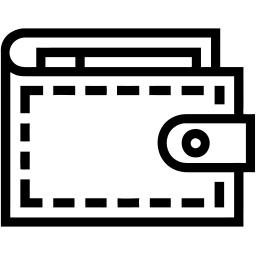 wallet line icon