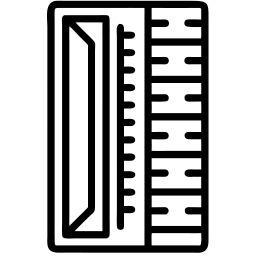 ruler line icon