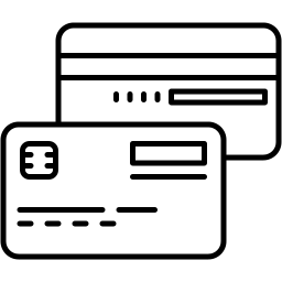 credit card line icon