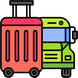 trip lineal color icon