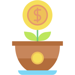inversión plano icono