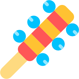 rattle flat icon