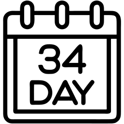 日历 线条 图标