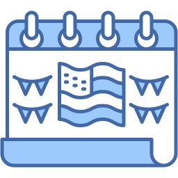 calendar two color icon