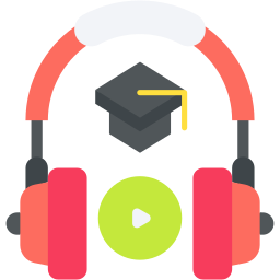 podcast flat icon