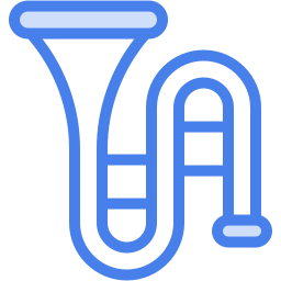 tuba two-color icon