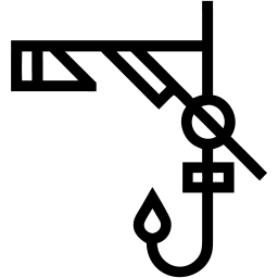 起重机 线条 图标