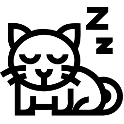 кот линия иконка