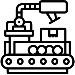 Fließband linie Icon