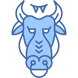 bull two color icon