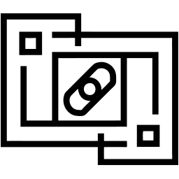 лабиринт линия иконка