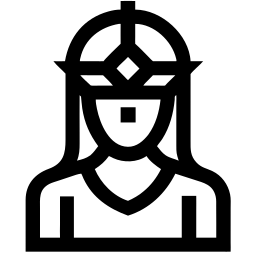 femelle ligne icône