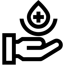 Blutspende linie Icon