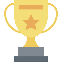 trofeo piatto icona