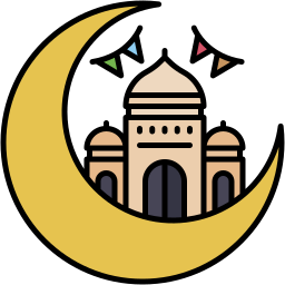 ramadan lineal color icon
