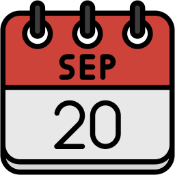 calendar lineal color icon