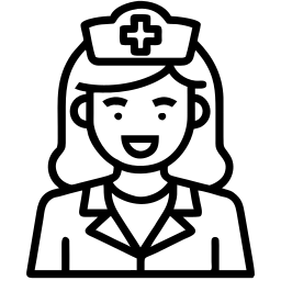 护士 线条 图标