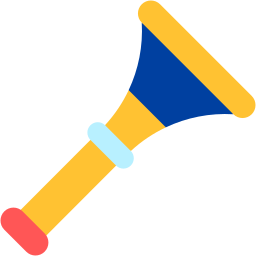 bugle flat icon