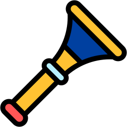 bugle lineal-color icon