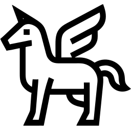mythical creature line icon