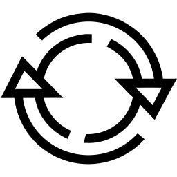 rotation ligne icône