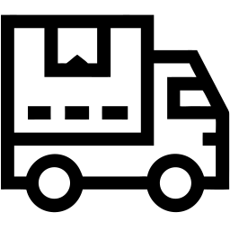 delivery truck line icon