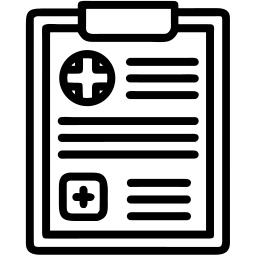 Krankenakte linie Icon