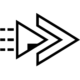 double arrow line icon