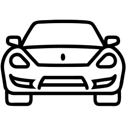 跑车 线条 图标