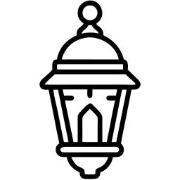 lantern line icon