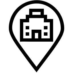 地点 线条 图标