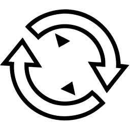 rafraîchir ligne icône