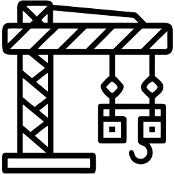 Turmdrehkran linie Icon