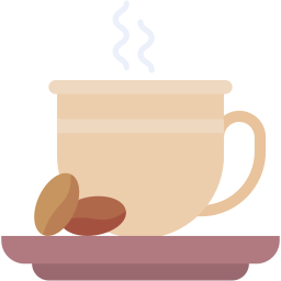 xícara de café plano ícone
