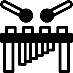xylophone duotone icon