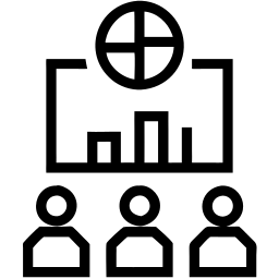 global línea icono