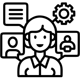 customer service line icon