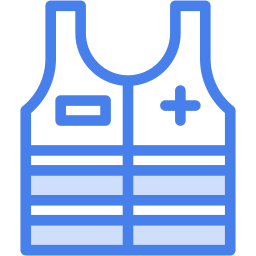 Weste zwei farben Icon