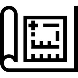 blueprint line icon