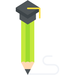 graduation flat icon