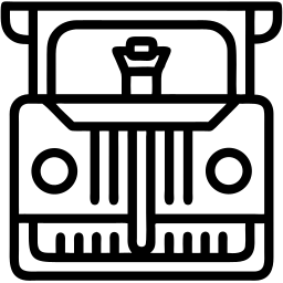jeep line icon
